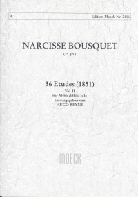 Bousquet 36 Etudes Vol 2 Treble Recorder Sheet Music Songbook