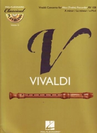 Classical Play Along 13 Vivaldi Recorder Concerto Sheet Music Songbook