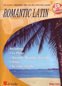 Romantic Latin Treble Recorder Peter Linx Sheet Music Songbook
