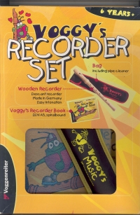 Voggys Recorder Set Book & Recorder Sheet Music Songbook