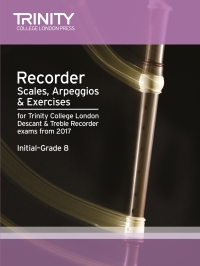 Trinity Recorder Scales Arpeggios Exercises 2017 Sheet Music Songbook