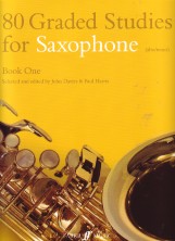 80 Graded Studies For Saxophone Book 1 Sheet Music Songbook