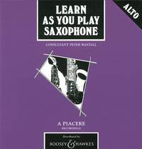 Learn As You Play Saxophone (alto) 2 Cd Set Only Sheet Music Songbook