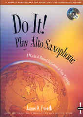 Do It Play Alto Saxophone Froseth + Cd Sheet Music Songbook