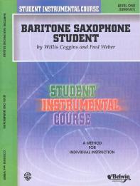 Baritone Saxophone Student Level 1 Coggins/weber Sheet Music Songbook