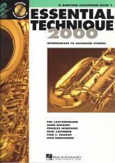 Essential Technique 2000 Book 3 Baritone Sax + Cd Sheet Music Songbook
