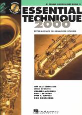 Essential Technique 2000 Book 3 Tenor Sax + Audio Sheet Music Songbook