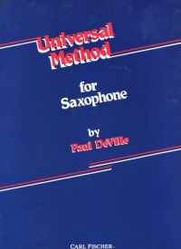 Universal Method For Saxophone Deville Sheet Music Songbook