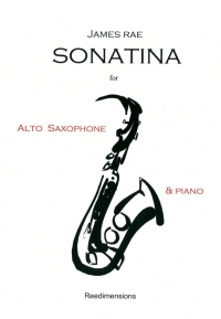 Rae Sonatina Alto Sax & Piano Sheet Music Songbook