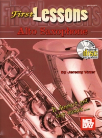 First Lessons Alto Saxophone Viner Book & Online Sheet Music Songbook