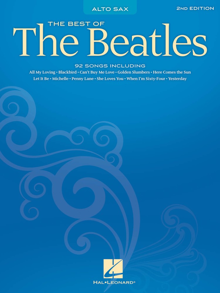 Beatles Best Of Alto Sax Sheet Music Songbook