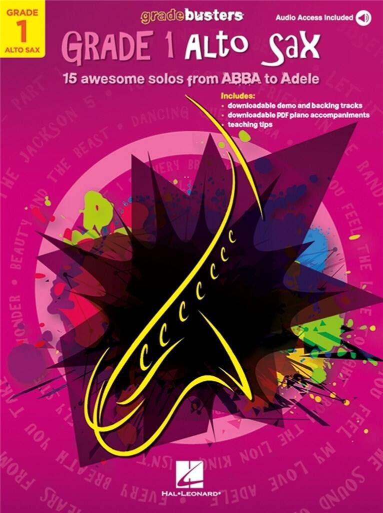 Gradebusters Grade 1 Alto Sax + Online Sheet Music Songbook