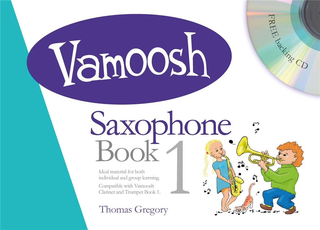 Vamoosh Saxophone Book 1 Gregory + Cd Sheet Music Songbook