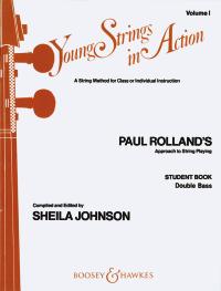 Young Strings In Action Vol 1 Bass Student Book Sheet Music Songbook