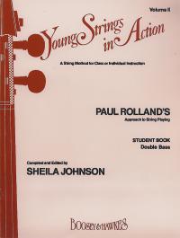 Young Strings In Action Vol 2 Bass Student Book Sheet Music Songbook