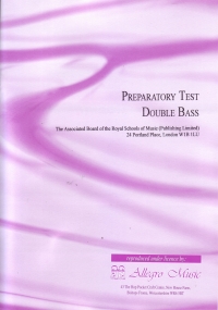 Preparatory Test For Double Bass Abrsm Sheet Music Songbook