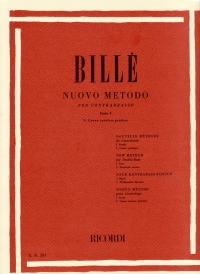 Bille New Method For Double Bass Volume 1 Sheet Music Songbook