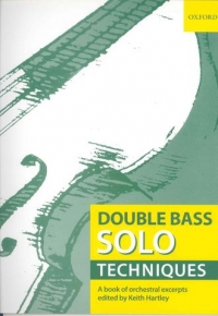 Double Bass Solo Techniques Hartley Sheet Music Songbook