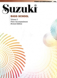 Suzuki Bass School Vol 3 Piano Accomp Revised Sheet Music Songbook