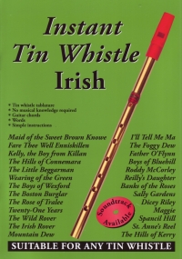 Instant Tin Whistle Irish (green) Sheet Music Songbook