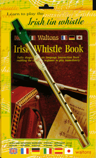 Learn To Play The Irish Tin Whistle Book & Whistle Sheet Music Songbook