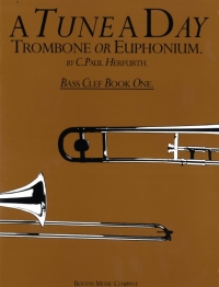 Tune A Day Trombone Bass Clef Book 1 Sheet Music Songbook