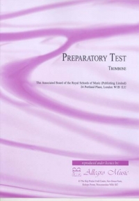 Preparatory Test For Trombone Bass Clef Abrsm Sheet Music Songbook