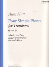 Hutt 4 Simple Pieces Trombone Sheet Music Songbook