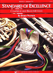 Standard Of Excellence 1 Baritone Treble Clef Sheet Music Songbook