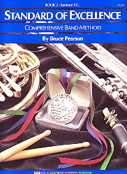 Standard Of Excellence 2 Baritone Euph Treble Sheet Music Songbook