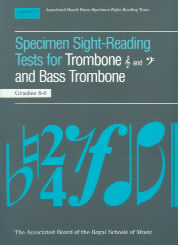 Specimen Sight Reading Tests Gds 6-8 Bass/treble Sheet Music Songbook