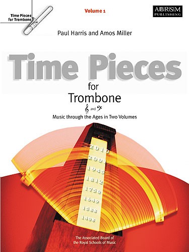 Time Pieces For Trombone Vol 1 Harris/miller Sheet Music Songbook