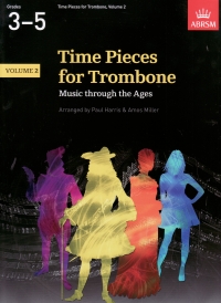 Time Pieces For Trombone Vol 2 Harris/miller Sheet Music Songbook