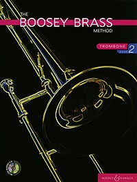 Boosey Brass Method Trombone Book 2 + Cd Sheet Music Songbook