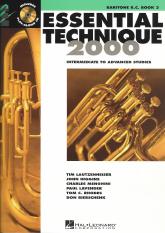 Essential Technique 2000 Book 3 Baritone Bass & Cd Sheet Music Songbook