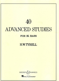 Advanced Studies For Bb Bass Trombone Tyrell Sheet Music Songbook