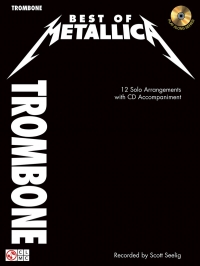Best Of Metallica Trombone Book & Cd Sheet Music Songbook