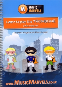 Music Marvels Learn To Play The Trombone Bb Treble Sheet Music Songbook