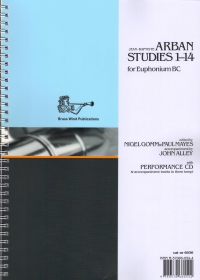 Arban Studies 1-14 Euphonium Bass Clef + Cds Sheet Music Songbook