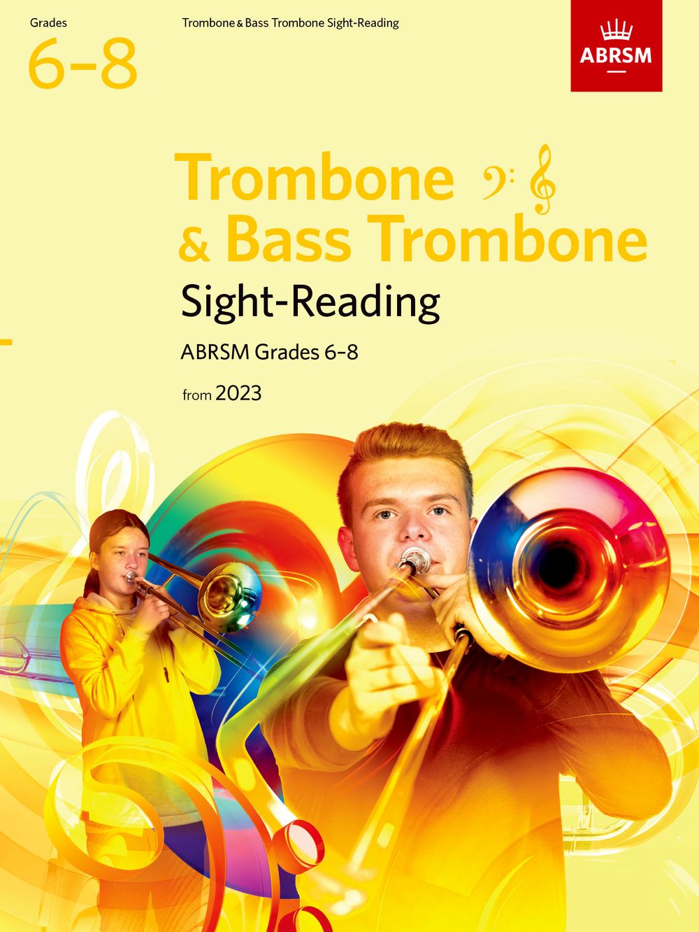 Sight-reading Trombone Tc & Bc Grades 6-8 2023 Ab Sheet Music Songbook