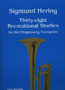 38 Recreational Studies Hering Trumpet Sheet Music Songbook