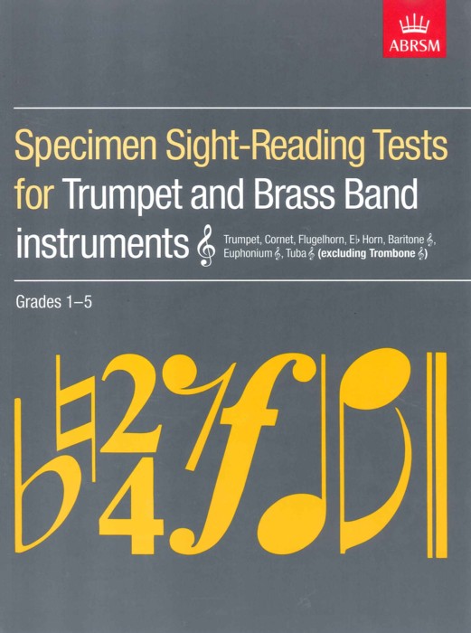 Specimen Sight Reading Grds 1-5 Tpt & Brass Insts Sheet Music Songbook