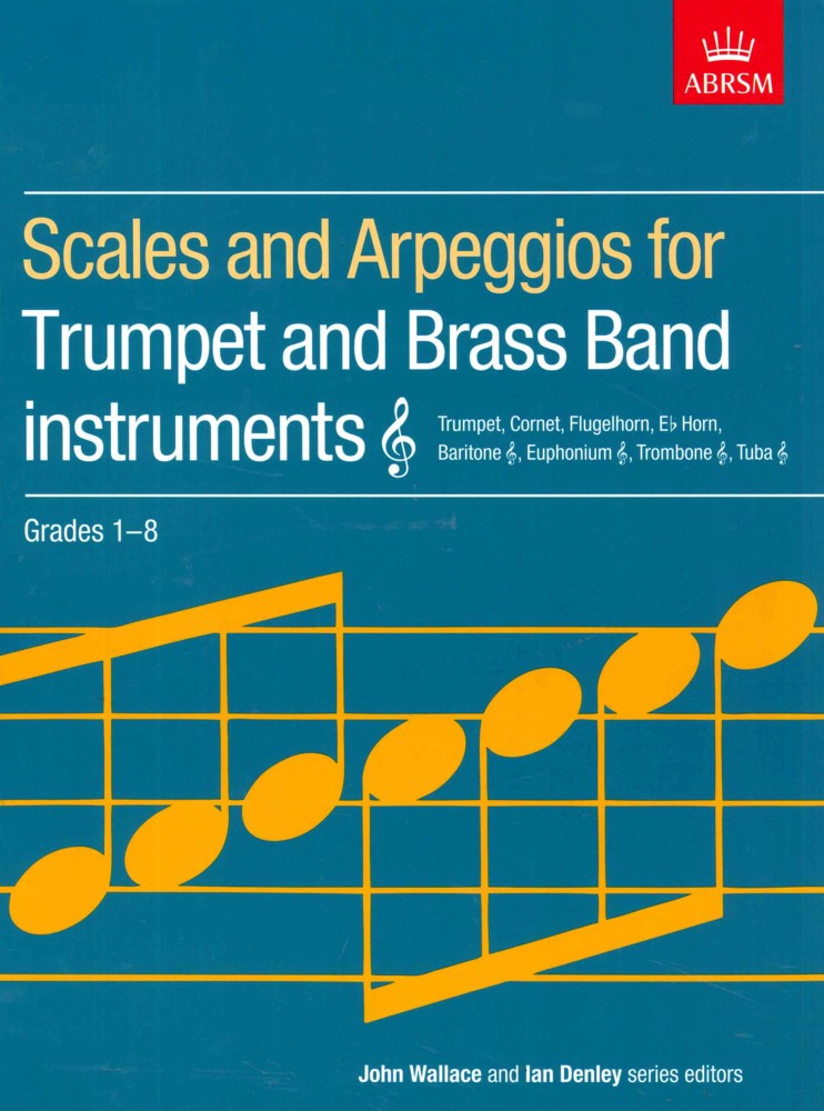 Scales & Arpeggios Trumpet & Brass Insts Treb 1-8 Sheet Music Songbook