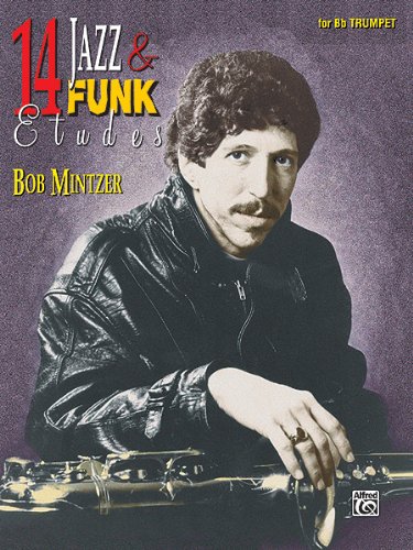 14 Jazz & Funk Etudes Bb Trumpet Book & Cd Sheet Music Songbook