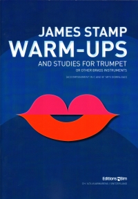Warm Ups & Studies For Trumpet Stamp Eng/fr/ger Sheet Music Songbook
