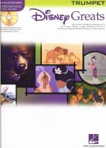 Disney Greats Trumpet Book & Cd Sheet Music Songbook