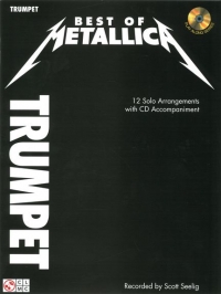 Best Of Metallica Trumpet Book & Cd Sheet Music Songbook