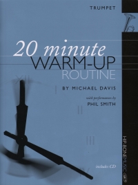 20 Minute Warm Up Routine Trumpet Davis + Cd Sheet Music Songbook