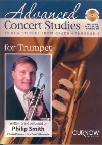 Advanced Concert Studies Smith Trumpet + Cd Sheet Music Songbook