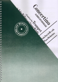 Albrechtsberger Concertino Trumpet & Piano Sheet Music Songbook